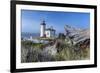 USA, Oregon. Scenic of Umpqua River Lighthouse.-Jaynes Gallery-Framed Photographic Print