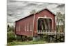 USA, Oregon, Scio, Shimanek Bridge. Digital Composite.-Rick A. Brown-Mounted Photographic Print