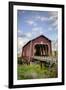 USA, Oregon, Scio, Shimanek Bridge. Digital Composite.-Rick A. Brown-Framed Photographic Print