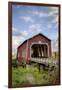 USA, Oregon, Scio, Shimanek Bridge. Digital Composite.-Rick A. Brown-Framed Photographic Print