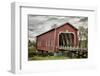 USA, Oregon, Scio, Shimanek Bridge. Digital Composite.-Rick A. Brown-Framed Photographic Print