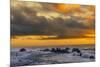 USA, Oregon, Seal Rock Beach. Sunset seascape.-Jaynes Gallery-Mounted Photographic Print