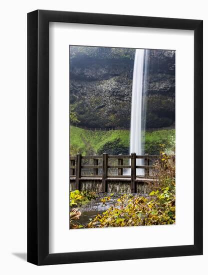 USA, Oregon, Silver Falls State Park, Falls-Hollice Looney-Framed Photographic Print