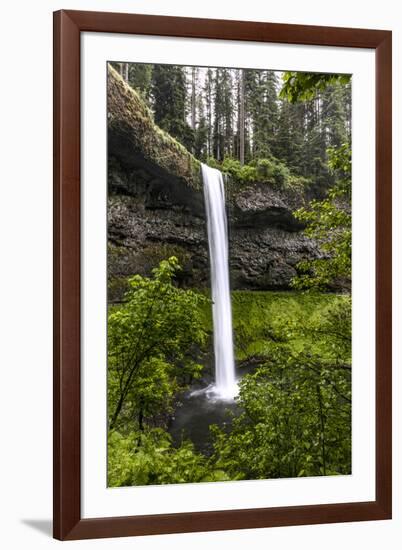 USA, Oregon, Silver Falls State Park, South Falls-Joe Restuccia III-Framed Photographic Print