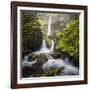 USA, Oregon. Spring view of McCord Creek flowing below Elowah Falls in the Columbia River Gorge.-Gary Luhm-Framed Photographic Print