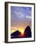 USA, Oregon. Sunset over Gold Beach on the Oregon Coast-Jaynes Gallery-Framed Photographic Print