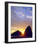 USA, Oregon. Sunset over Gold Beach on the Oregon Coast-Jaynes Gallery-Framed Photographic Print