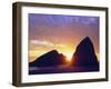 USA, Oregon, Sunset over Gold Beach on the Oregon Coast-Jaynes Gallery-Framed Premium Photographic Print