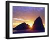 USA, Oregon, Sunset over Gold Beach on the Oregon Coast-Jaynes Gallery-Framed Premium Photographic Print