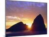 USA, Oregon, Sunset over Gold Beach on the Oregon Coast-Jaynes Gallery-Mounted Premium Photographic Print