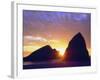 USA, Oregon, Sunset over Gold Beach on the Oregon Coast-Jaynes Gallery-Framed Photographic Print