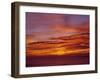 USA, Oregon. Sunset over the Pacific Ocean from Cape Perpetua.-Steve Terrill-Framed Premium Photographic Print