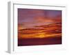 USA, Oregon. Sunset over the Pacific Ocean from Cape Perpetua.-Steve Terrill-Framed Premium Photographic Print