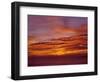 USA, Oregon. Sunset over the Pacific Ocean from Cape Perpetua.-Steve Terrill-Framed Photographic Print