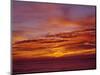 USA, Oregon. Sunset over the Pacific Ocean from Cape Perpetua.-Steve Terrill-Mounted Photographic Print