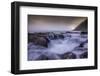 USA, Oregon. Thor's Well and ocean at sunset.-Jaynes Gallery-Framed Photographic Print