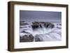 USA, Oregon. Thor's Well and ocean at sunset.-Jaynes Gallery-Framed Photographic Print