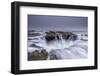 USA, Oregon. Thor's Well and ocean at sunset.-Jaynes Gallery-Framed Photographic Print