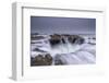 USA, Oregon. Thor's Well and ocean at sunset.-Jaynes Gallery-Framed Photographic Print