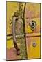 USA, Oregon, Tillamook. Close-up of old and rusted truck door handle-Darrell Gulin-Mounted Photographic Print