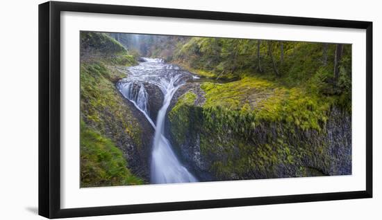 Usa. Oregon. Twister Falls on Eagle Creek in the Columbia Gorge-Gary Luhm-Framed Photographic Print