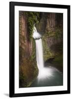 USA, Oregon, Umpqua National Forest. Basalt columns and Toketee Falls.-Jaynes Gallery-Framed Photographic Print