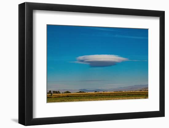 USA, Oregon, Vale. Lenticular Cloud-Bernard Friel-Framed Photographic Print