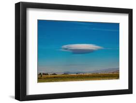 USA, Oregon, Vale. Lenticular Cloud-Bernard Friel-Framed Photographic Print