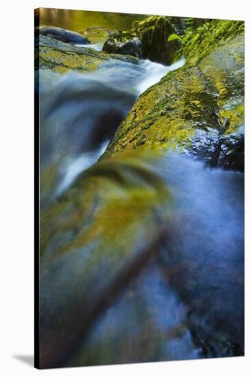 USA, Oregon. Water Flow over Rocks in Creek-Jaynes Gallery-Stretched Canvas