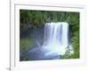 USA, Oregon. Willamette National Forest, McKenzie River plummets over Koosah Falls in spring.-John Barger-Framed Photographic Print