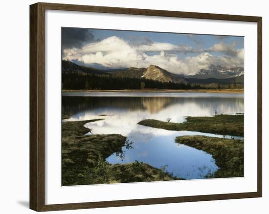 Usa, Pacific Northwest, Mountain Scenic with a Lake-Christopher Talbot Frank-Framed Photographic Print