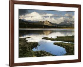 Usa, Pacific Northwest, Mountain Scenic with a Lake-Christopher Talbot Frank-Framed Photographic Print