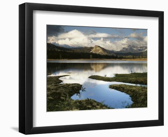 Usa, Pacific Northwest, Mountain Scenic with a Lake-Christopher Talbot Frank-Framed Photographic Print