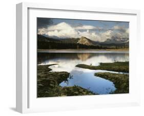 Usa, Pacific Northwest, Mountain Scenic with a Lake-Christopher Talbot Frank-Framed Photographic Print