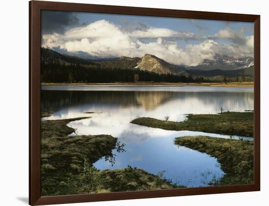 Usa, Pacific Northwest, Mountain Scenic with a Lake-Christopher Talbot Frank-Framed Photographic Print