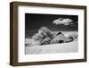 USA, Palouse Country, Washington State, Infrared Palouse fields and barn-Terry Eggers-Framed Photographic Print