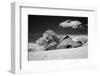 USA, Palouse Country, Washington State, Infrared Palouse fields and barn-Terry Eggers-Framed Photographic Print