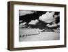 USA, Palouse Country, Washington State, Infrared Palouse fields and barn-Terry Eggers-Framed Photographic Print