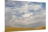 USA, Palouse, WA. Wheat field after harvest in the Palouse Region under cloudy-filled sky.-Deborah Winchester-Mounted Photographic Print