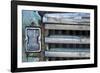 USA, Palouse, Washington State. Close-up of the front of an antique truck in the Palouse.-Deborah Winchester-Framed Photographic Print