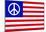 USA Peace Flag-null-Mounted Poster