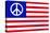 USA Peace Flag-null-Stretched Canvas