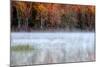 USA, Pennsylvania, Benton. Fog over Pond-Jay O'brien-Mounted Photographic Print