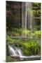 USA, Pennsylvania, Benton. Waterfall in Ricketts Glen State Park.-Jay O'brien-Mounted Photographic Print
