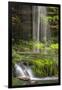 USA, Pennsylvania, Benton. Waterfall in Ricketts Glen State Park.-Jay O'brien-Framed Photographic Print