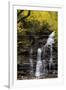 USA, Pennsylvania, Benton. Waterfall in Ricketts Glen State Park-Jay O'brien-Framed Photographic Print