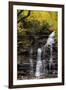 USA, Pennsylvania, Benton. Waterfall in Ricketts Glen State Park-Jay O'brien-Framed Photographic Print