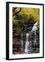 USA, Pennsylvania, Benton. Waterfall in Ricketts Glen State Park-Jay O'brien-Framed Photographic Print