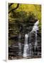 USA, Pennsylvania, Benton. Waterfall in Ricketts Glen State Park-Jay O'brien-Framed Photographic Print