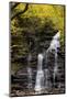 USA, Pennsylvania, Benton. Waterfall in Ricketts Glen State Park-Jay O'brien-Mounted Photographic Print
